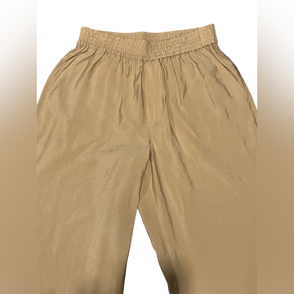 NWT For The Republic Tan Elastic Waist Wide Leg Pants Size Medium - Picture 5 of 14
